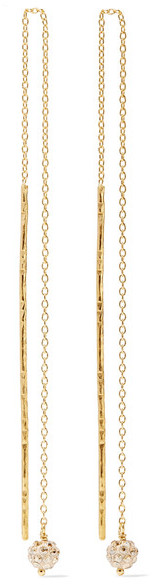Gold-plated Swarovski Crystal Earrings 