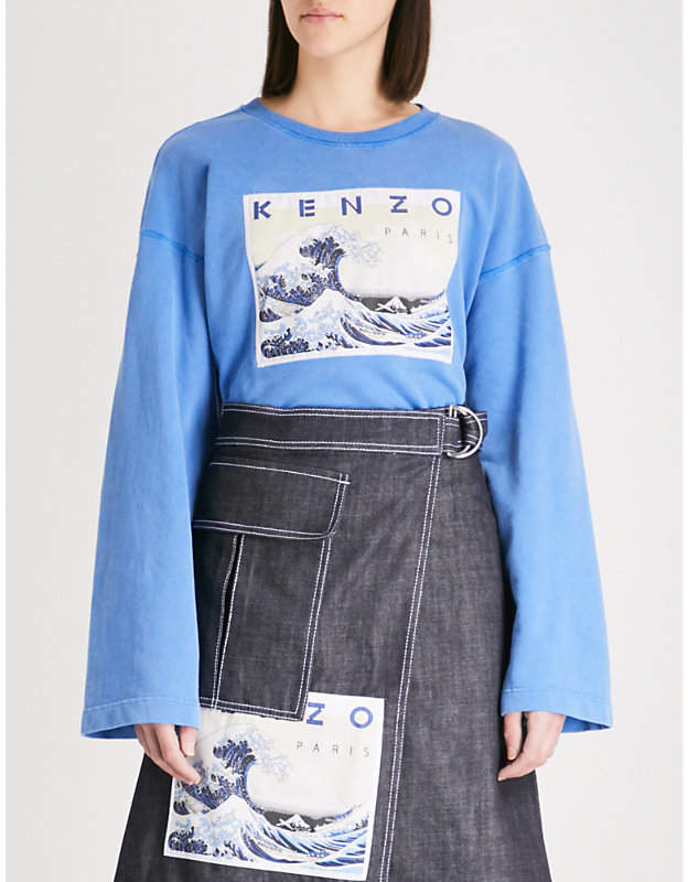 Archive Wave cotton-jersey sweatshirt