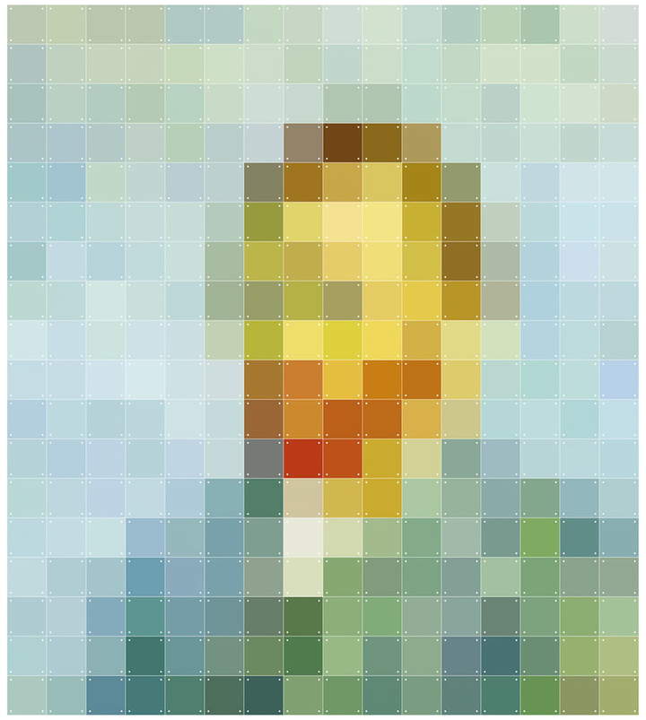 IXXI - Van Gogh (Pixel), 160 x 180 cm