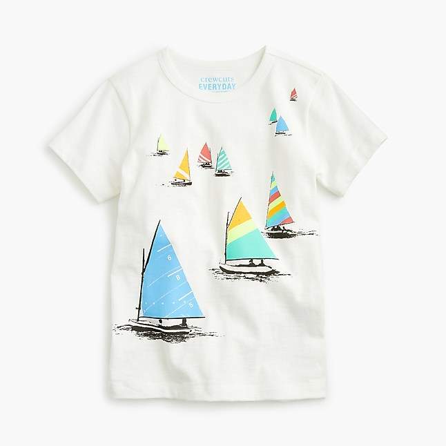 Boys' sailboats T-shirt