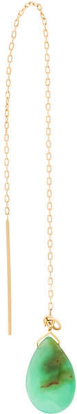 Uzerai Edits chrysoprase pull-through earring