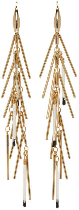 Gold New Good Swing Earrings