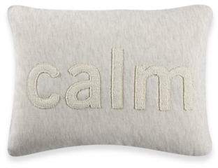Kenneth Cole Reaction Home Mineral Calm Oblong Throw Pillow in Oatmeal