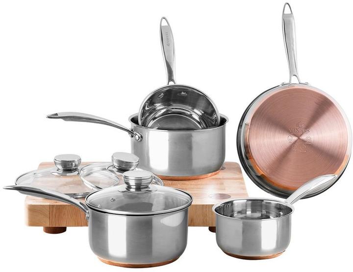 Viners Stainless Steel 5piece Copper Base Pan Set ShopStyle.co.uk Home