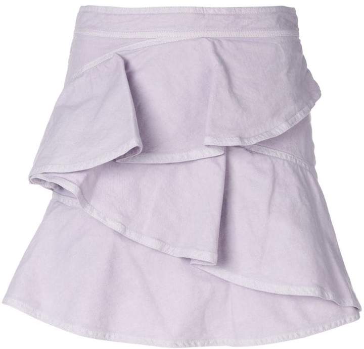 shirt ruffled skirt