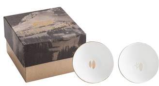 Timberline Set of 2 Porcelain Plates