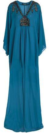 Embellished Silk-Georgette Gown