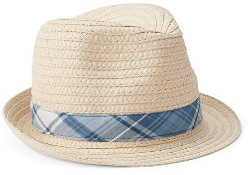 Plaid Panama Hat