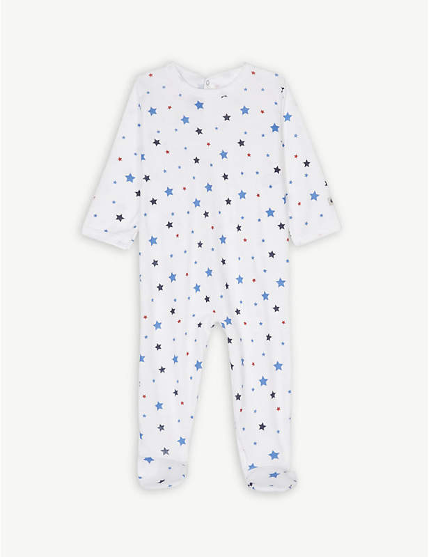 Stars print cotton sleepsuit 3-36 months