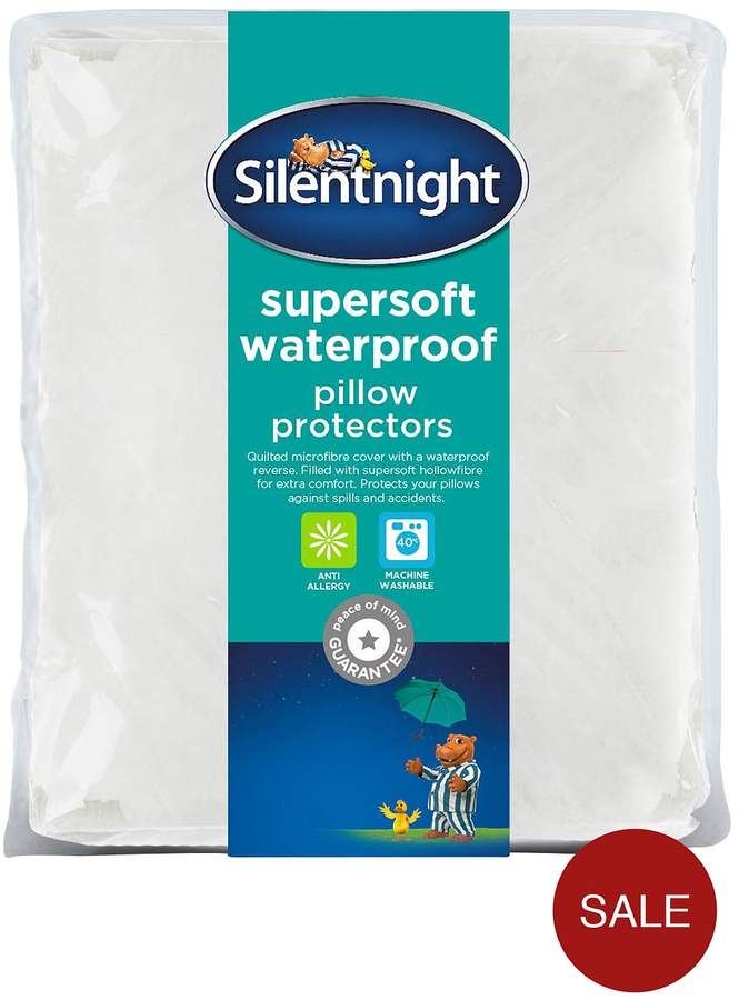 Supersoft Waterproof Pillow Protectors – Pair