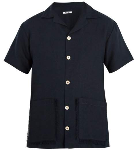 HECHO Patch-pocket linen shirt