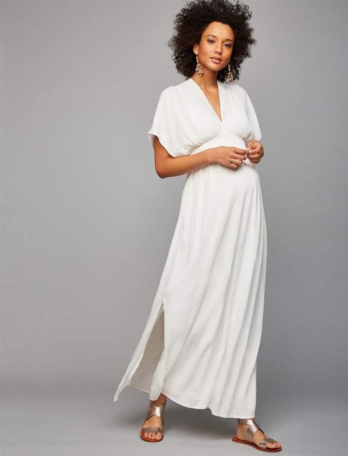 Ella Moss Gauze Maternity Maxi Dress