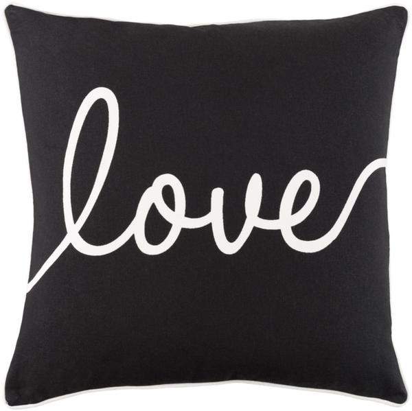Love Toss Pillow IVORY/BLACK