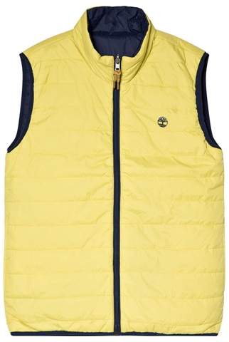 Lime Reversible into Navy Gilet