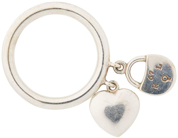 Heart-Lock Charm Ring