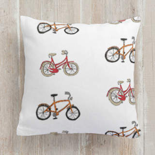 Retro bicycles Self-Launch Square Pillows