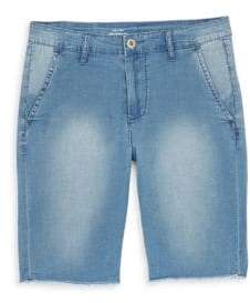 ag adriano goldschmied kids Boy's Cory Washed Chambray Chino Shorts