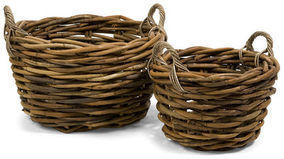Oversized Rattan Baskets 