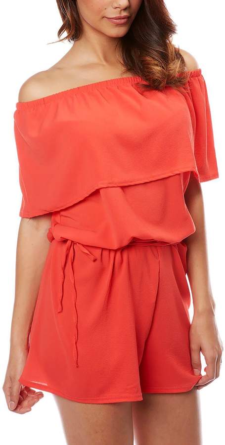 Meline – Kombi-Shorts – korallenfarben