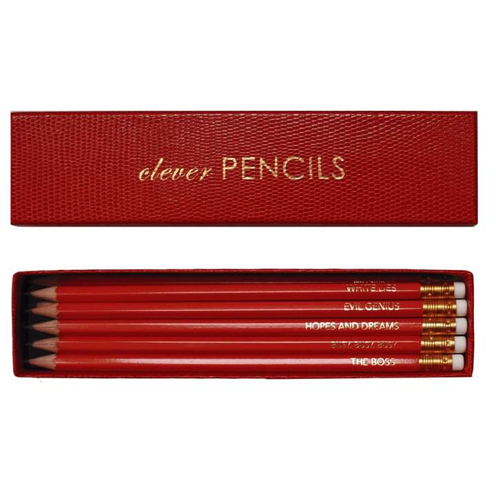 Clever Pencils Red Box of Ten