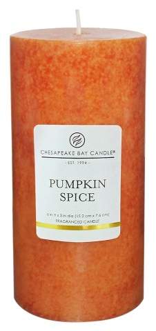 Chesapeake Bay Candle Pillar Candle - Pumpkin Spice - 6