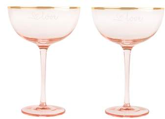 Love Set of 2 Champagne Coupes