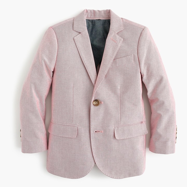 Boys' Ludlow suit jacket in stretch oxford cloth