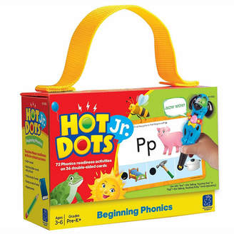 Educational Insights Hot Dots Jr Beginning Phonics Card Set