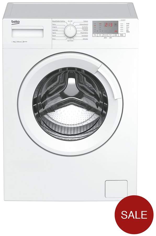 WTG941B1W 9kg Load, 1400 Spin Washing Machine - White