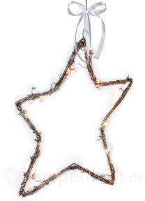 Festliche Dekorationsleuchte Willow Star