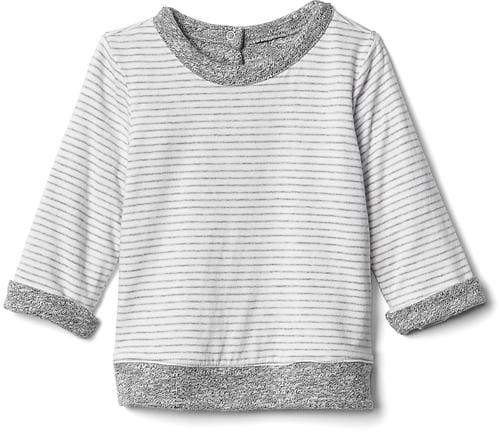 Favorite reversible crew pullover