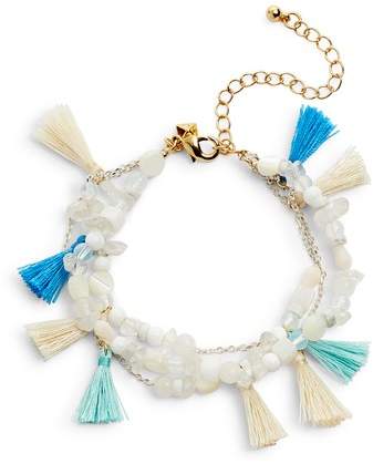 Layered Tassel Bracelet