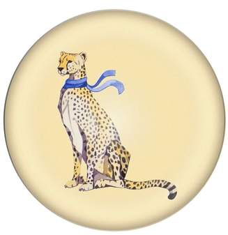 Cheetah Domed Glass Paperweight