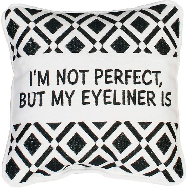 Zoey Eyeliner Mini Pillow