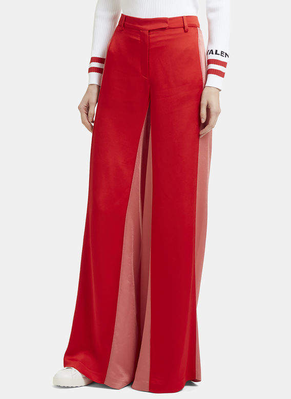 Panel Pants in Red