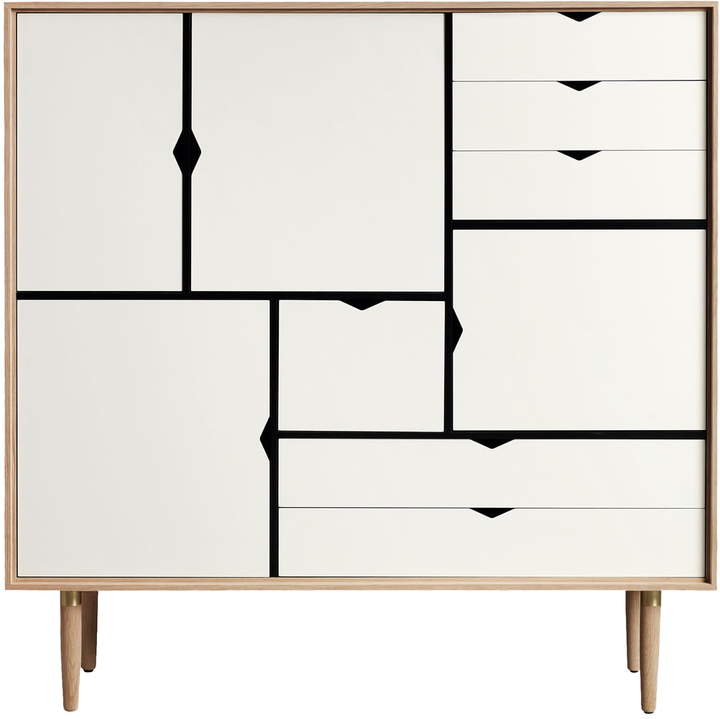 Andersen Furniture - S3 Kommode, Eiche geölt/ Fronten Weiß