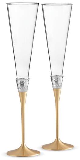 Wedgwood With Love Collection Set Of 2 Toasting Flutes