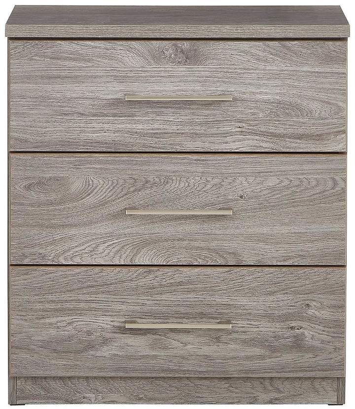 Aura 3 Drawer Wide Chest