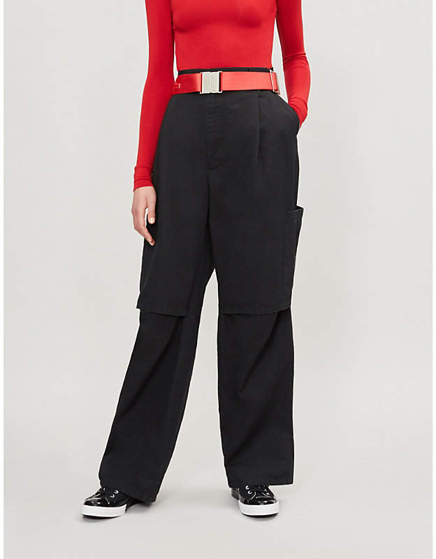 Ambush Nobo cotton and linen-blend trousers