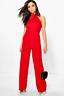 Damen Beth Hochgeschlossener Jumpsuit mit weitem Bein