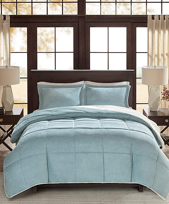 Blue Monterey Down-Alternative Comforter Set