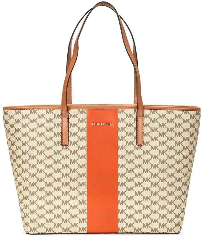 Michael Kors Emry Large Tote - Brown/Orange - ONE COLOR - STYLE