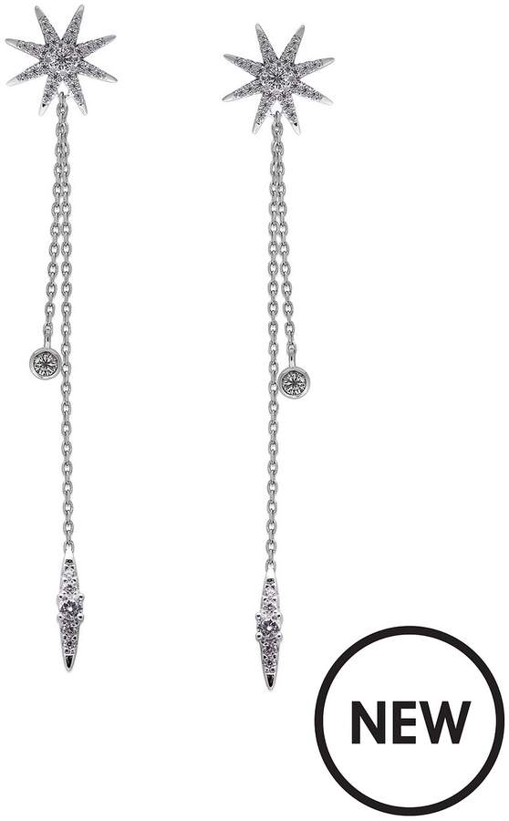 CARAT* London CARAT* London Sterling Silver Nova Drop Earrings