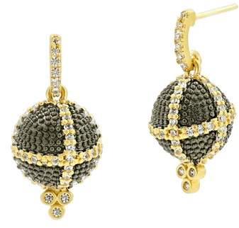 Textured Ornaments Drop Earrings