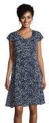 Mark Adam Minikleid, Chiffon, Flügelärmel, Allover-Print