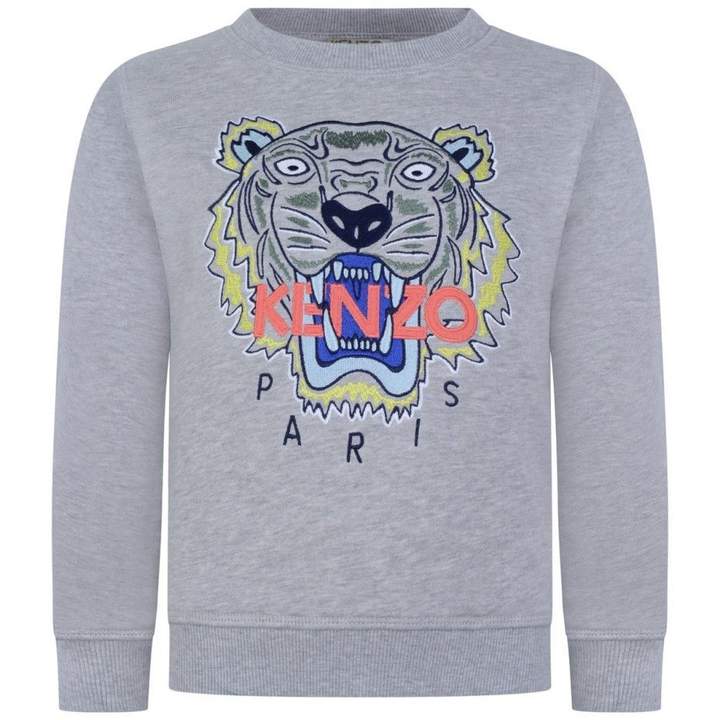 KidsBoys Grey Tiger Sweater