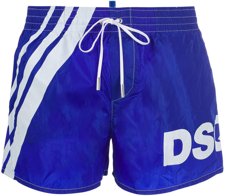 DSQ logo printed swim shorts