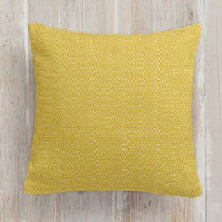 Yellow Triangle Square Pillow