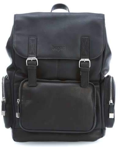 Sartoria 15'' Laptop-Rucksack fein genarbtes Rindsleder schwarz