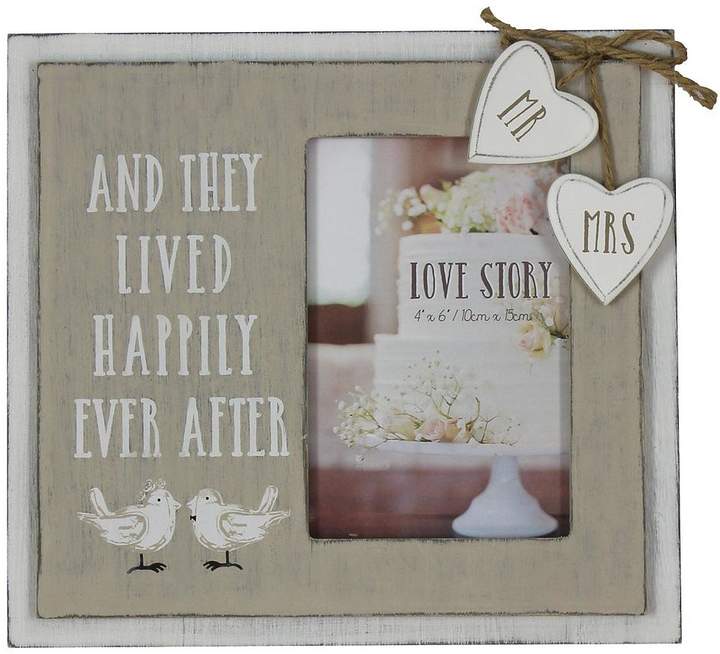 Happily Ever After Wooden Photo Frame